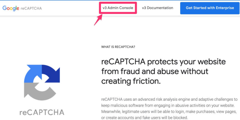 『reCAPCHA』のホームページ